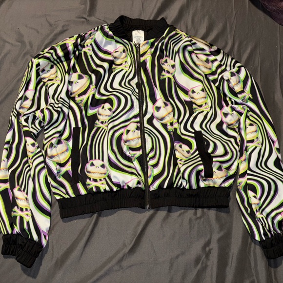✨Last Chance✨ Authentic Disney Nightmare Before Christmas jacket!💚 - Picture 1 of 6